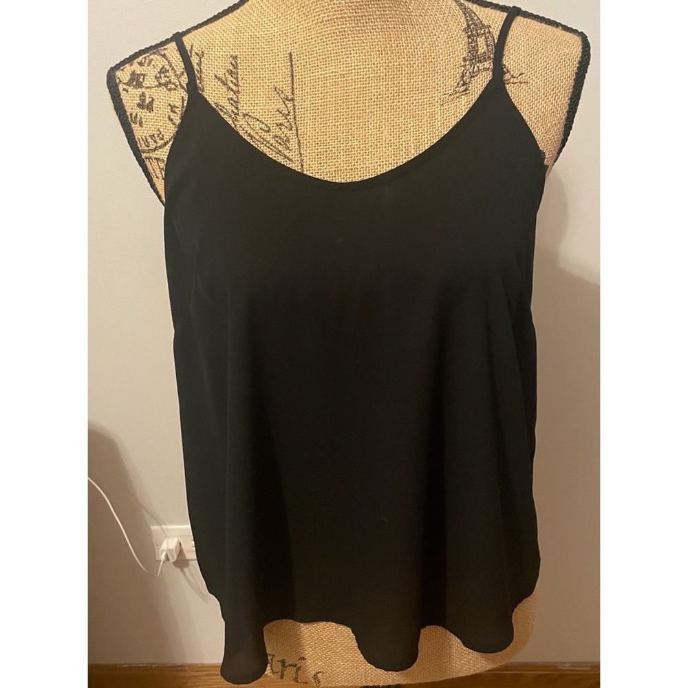 Lush women’s black polyester tank